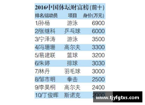 全球体育明星财富排行榜2024前十名及其投资策略揭秘